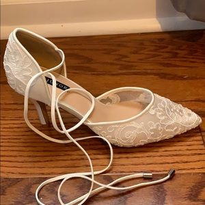 Never worn Bridal Heels